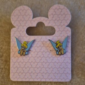 Disney Tinker Bell Blue and Yellow Earrings